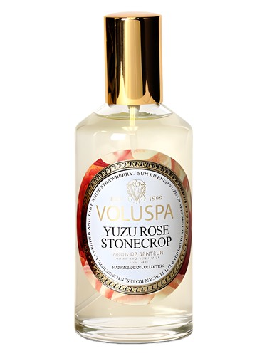 Frasco de Yuzu Rose Stonecrop, de Voluspa