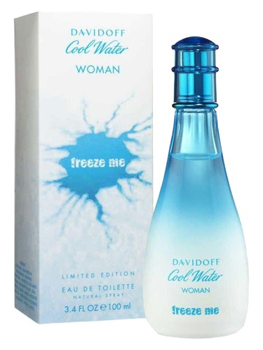 Frasco de Cool Water Woman Freeze Me — Davidoff