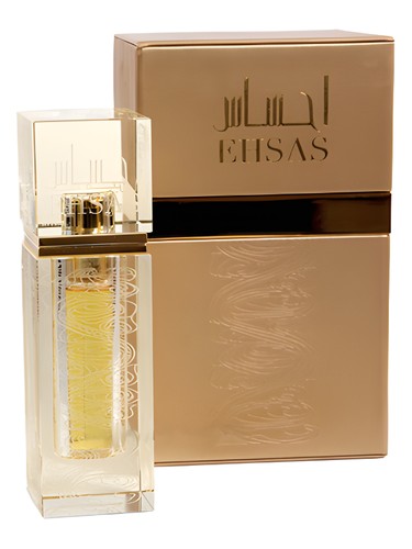 Frasco de Ehsas, de Al Haramain Perfumes