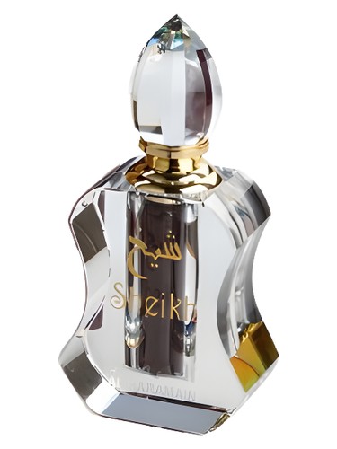 Frasco de Sheikh, de Al Haramain Perfumes