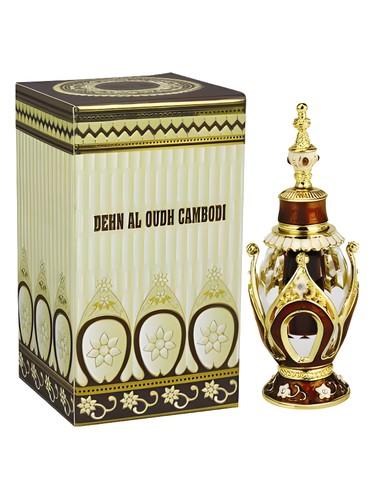 Frasco de Dehn Al Oudh Cambodi, de Al Haramain Perfumes