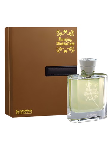 Frasco de Amazing Mukhallath, de Al Haramain Perfumes