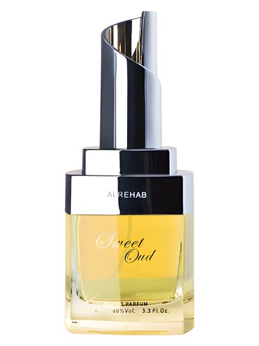 Frasco de Sweet Oud, de ALREHAB PERFUMES