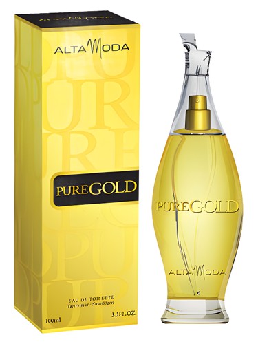 Frasco de Pure Gold, de Alta Moda