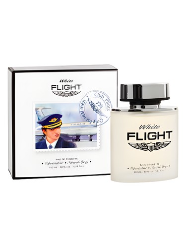 Frasco de White Flight, de Apple Parfums