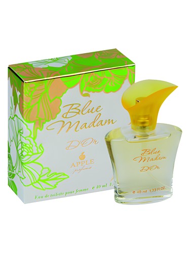 Frasco de Blue Madam D'or, de Apple Parfums