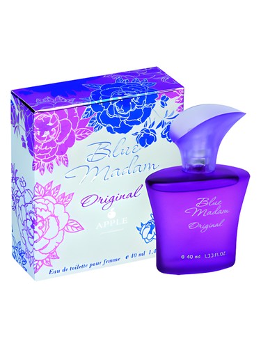 Frasco de Blue Madam Original, de Apple Parfums