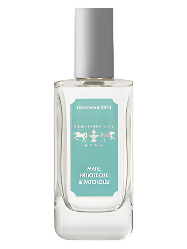 Frasco de Mate, Heliotrope & Patchouli, de Dame Perfumery