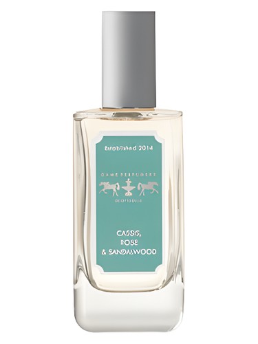 Frasco de Cassis, Rose & Sandalwood, de Dame Perfumery
