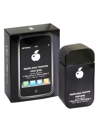 Frasco de Apple Pour Homme Cool Gray, de Apple Parfums