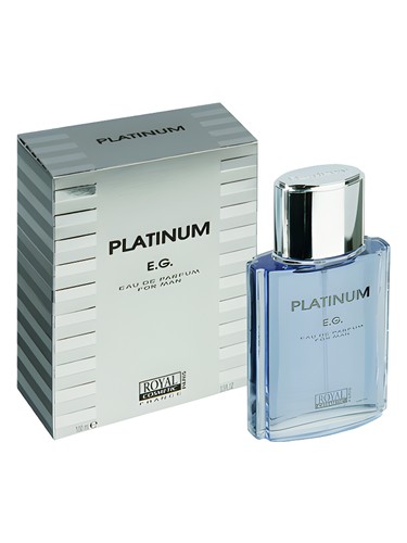 Frasco de Platinum E.G., de Royal Cosmetic