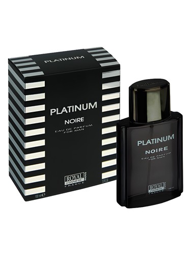 Frasco de Platinum Noir, de Royal Cosmetic