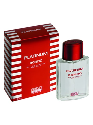 Frasco de Platinum Bordo, de Royal Cosmetic