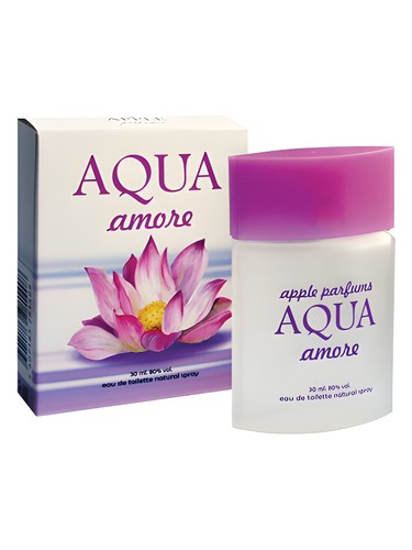 Frasco de Aqua Amore, de Apple Parfums
