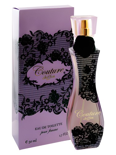Frasco de Couture Chifon, de Apple Parfums