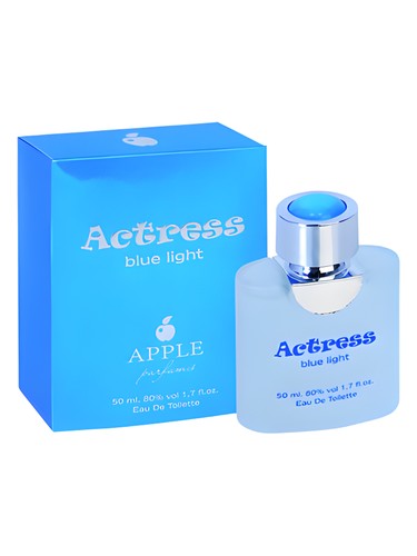 Frasco de Actress Blue Light, de Apple Parfums