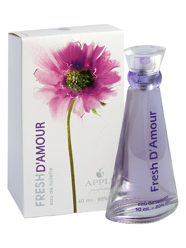 Frasco de Fresh D'Amor, de Apple Parfums