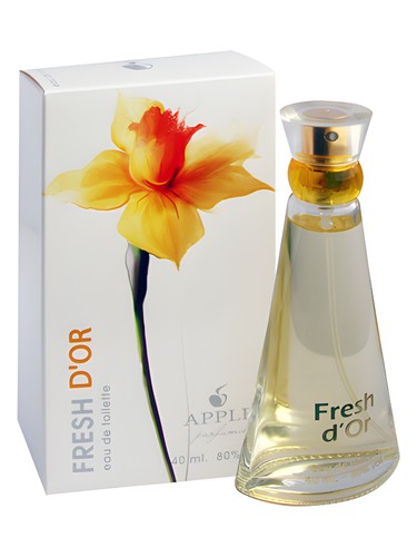 Frasco de Fresh D'Or, de Apple Parfums