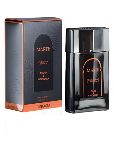 Frasco de Marte Collezione Privata Cuoio & Patchouly, de Battistoni