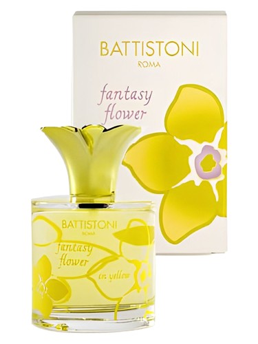 Frasco de Fantasy Flower In Yellow, de Battistoni