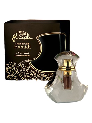 Frasco de Dehn El Oudh Hamidi, de Hamidi Oud & Perfumes