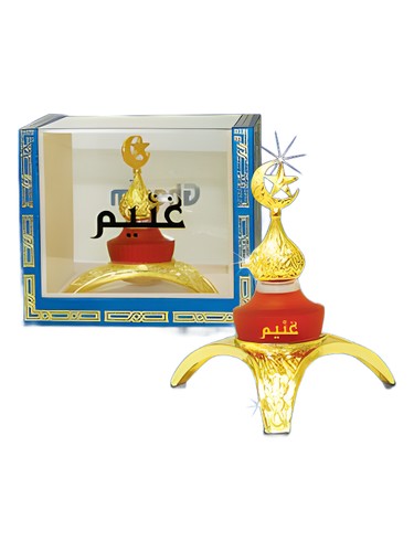 Frasco de Ghanim, de Hamidi Oud & Perfumes