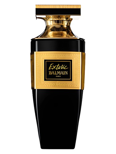 Frasco de Extatic Intense Gold, de Balmain Beauty