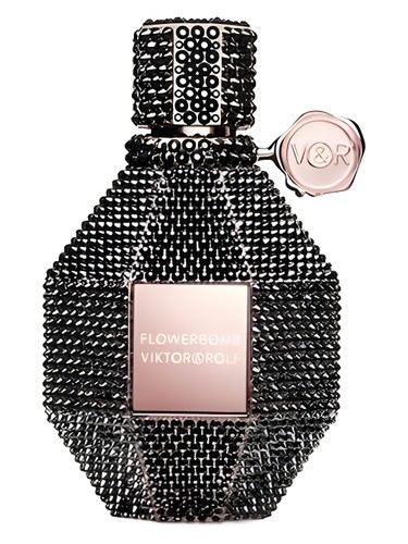 Frasco de Flowerbomb Swarovski Deluxe, de Viktor&Rolf