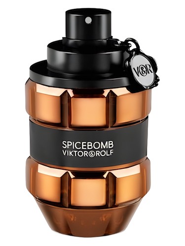 Frasco de Spicebomb Christmas Edition 2014, de Viktor&Rolf