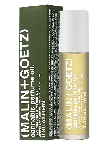 Frasco de Cannabis Perfume Oil, de Malin+Goetz