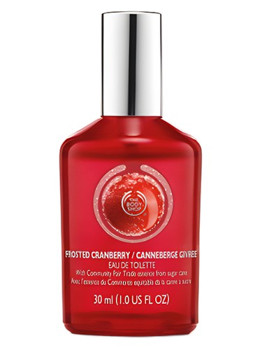 Frasco de Frosted Cranberry, de The Body Shop