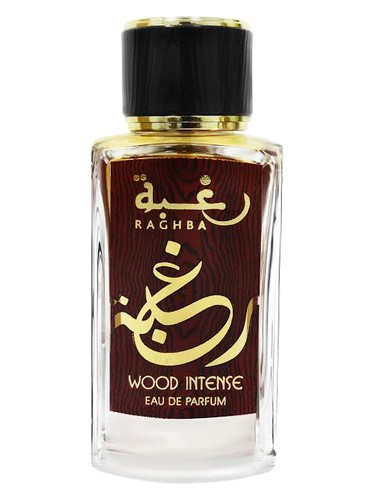 Frasco de Raghba Wood Intense — Lattafa Perfumes