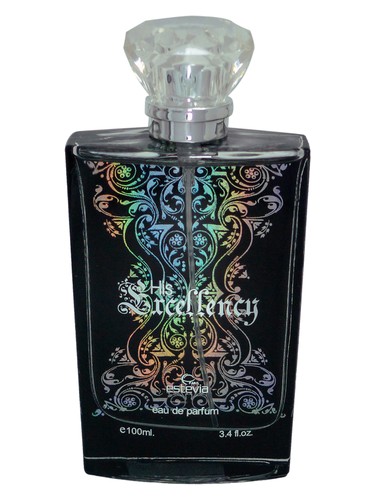 Frasco de His Excellency Black, de Estevia Parfum