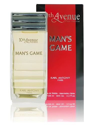 Frasco de Man's Game, de 10th Avenue Karl Antony