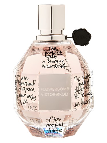 Frasco de Flowerbomb Fairy Tale, de Viktor&Rolf