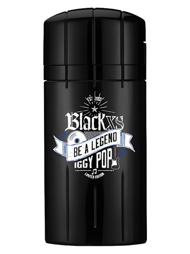 Frasco de Black XS Be a Legend Iggy Pop, de Rabanne