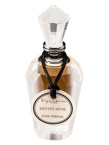 Frasco de British Musk — Signature Fragrances