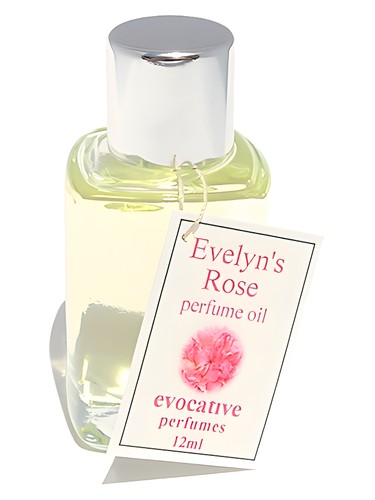 Frasco de Evelyn's Rose, de Evocative Perfumes