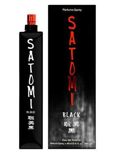 Frasco de Satomi Black, de Parfums Genty