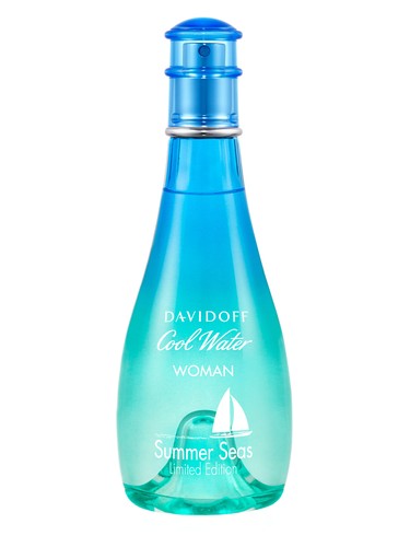 Frasco de Cool Water Woman Summer Seas, de Davidoff