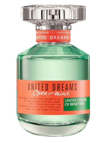Frasco de United Dreams Open Your Mind, de Benetton