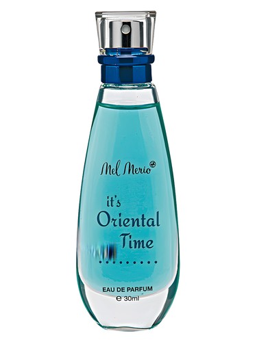 Frasco de It's Oriental Time, de Mel Merio