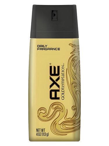 Frasco de Gold Temptation, de AXE