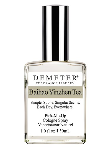 Frasco de Baihao Yinzhen Tea, de Demeter Fragrance