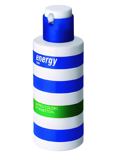 Frasco de Energy Man, de Benetton