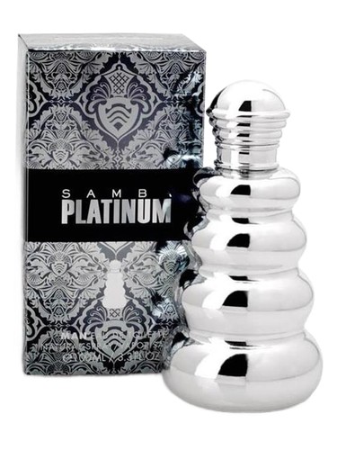 Frasco de Samba Platinum Man, de Perfumer's Workshop
