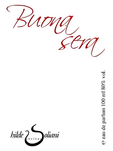 Frasco de Buona Sera, de Hilde Soliani