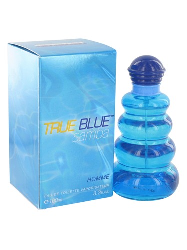 Frasco de Samba True Blue Man, de Perfumer's Workshop