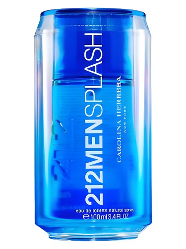 Frasco de 212 Men Splash 2008, de Carolina Herrera