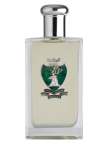 Frasco de Vetiver, de Castle Forbes